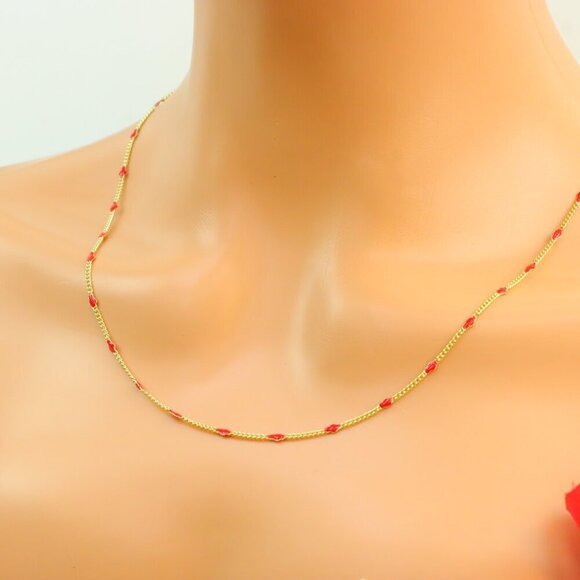 "New Beautiful Design Necklace Chain for Women/Girls, Gift, N736 - Picture 4 of 10